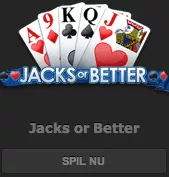 Casino kortspillet Jacks or Better
