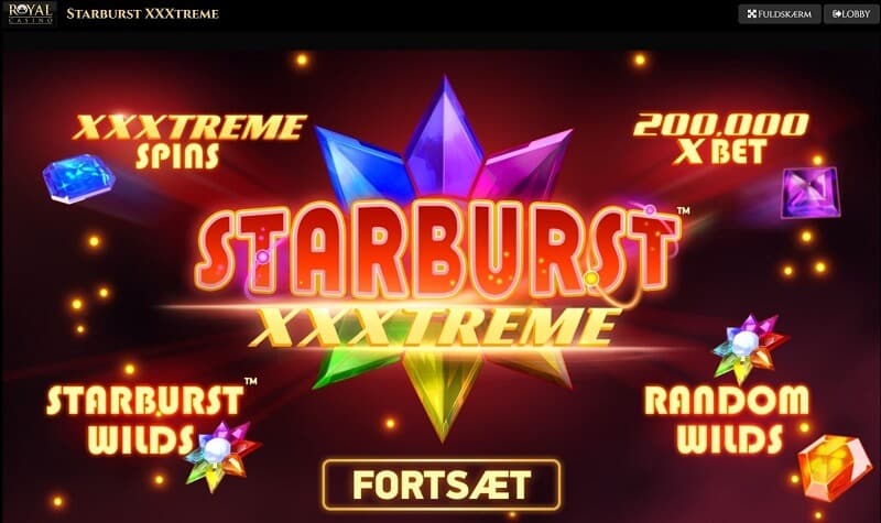 Starburst XXXtreme spilleautomat