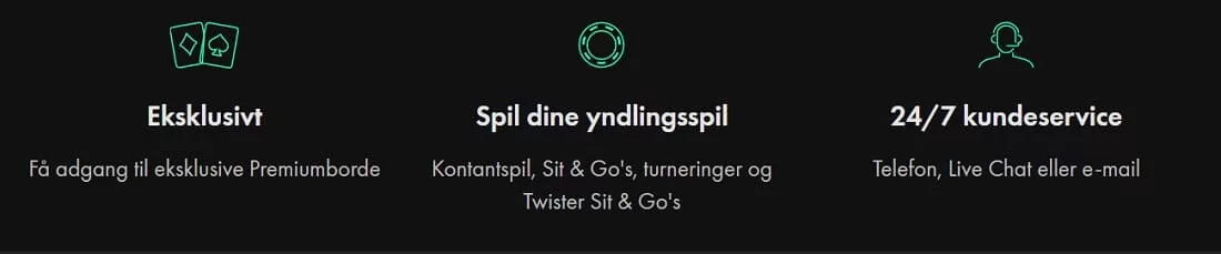 bet365 poker features